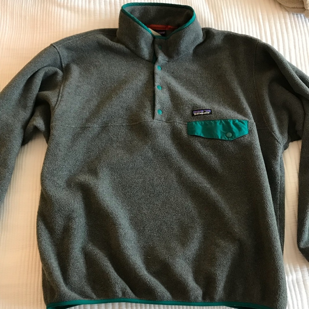 Patagonia Men’s Synchilla Snap-T Grey